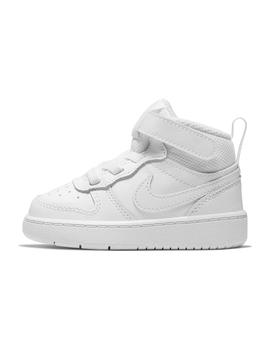 Zapatilla Niñ@ Nike Court Borough Mid Blanca