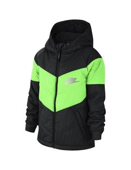 Cazadora Niño Nike Nsw Negra Verde