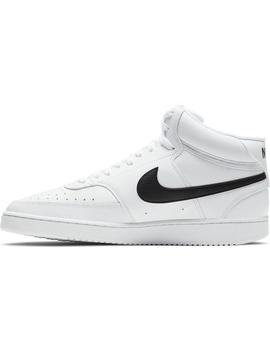 Zapatilla Hombre Nike Court Vision Blanca Negra