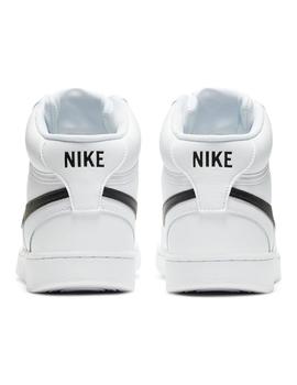 Zapatilla Hombre Nike Court Vision Blanca Negra