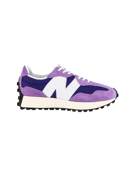 Mujer New Balance 327 Lila Blanca