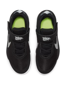 Zapatilla Niño Nike Team Hustle Negra