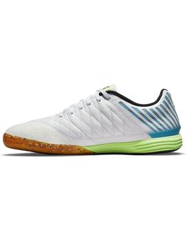 Bota Sala Hombre Nike Lunargato Blanca Azul