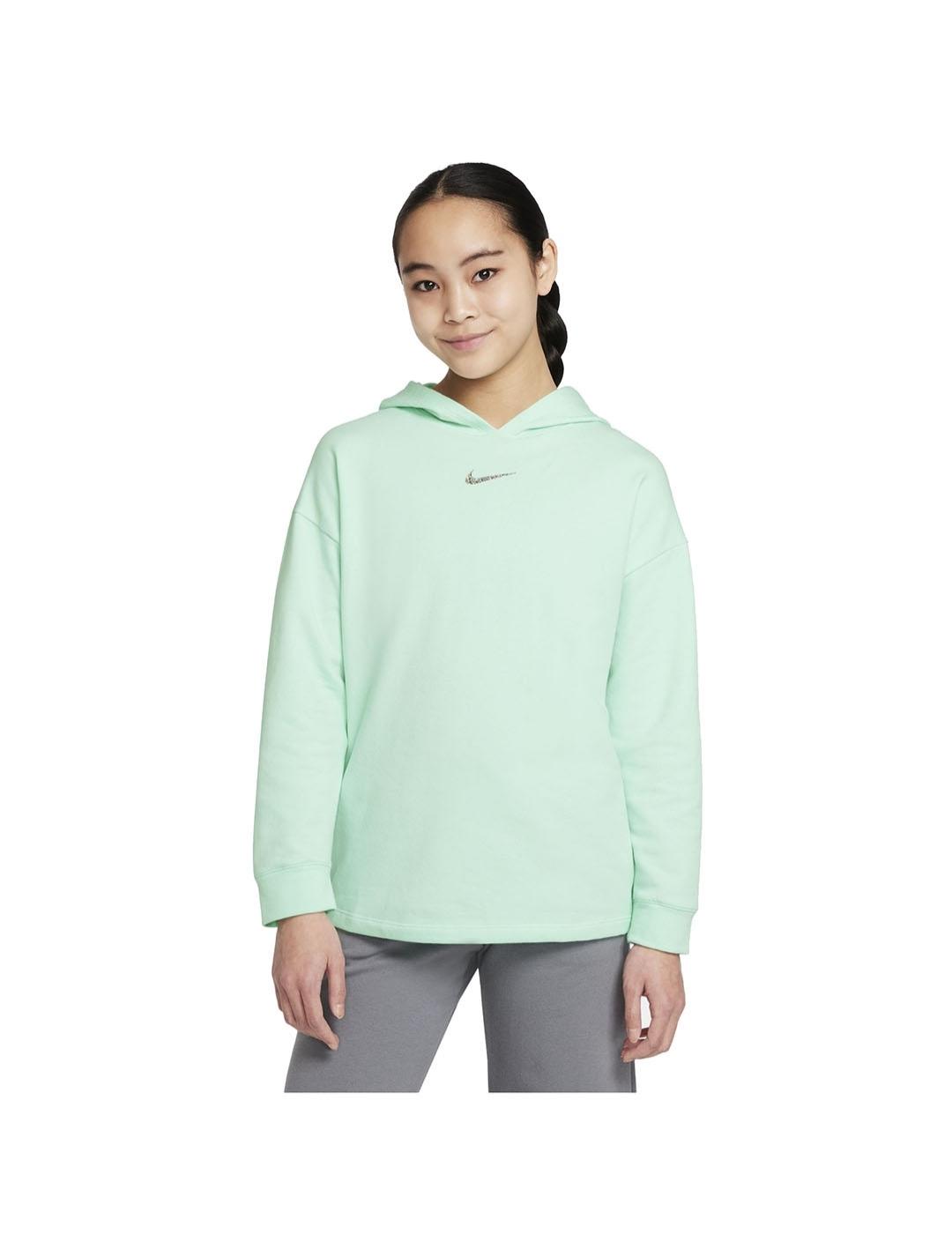 Sudadera Niña Nike Yoga Verde