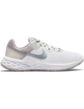 Zapatilla Mujer Nike Revolution 6 Next Nature Blanca Lila