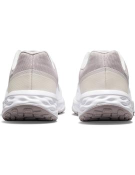 Zapatilla Mujer Nike Revolution 6 Next Nature Blanca Lila