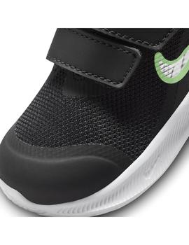 Zapatilla Niño Nike Star Runner 3 Negro Verde