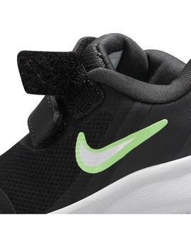 Zapatilla Niño Nike Star Runner 3 Negro Verde