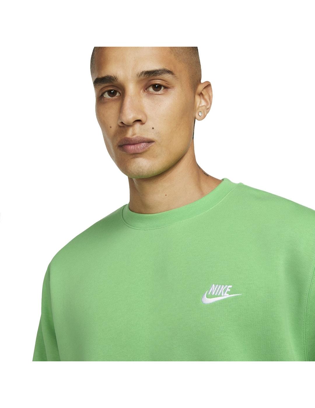 Sudadera Hombre Nike Nsw Club Verde
