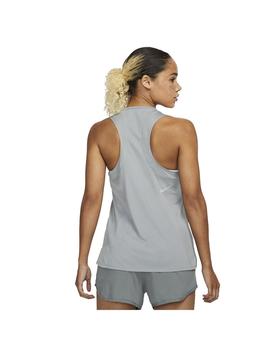 Camiseta Mujer Nike Df Race Gris