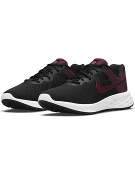 Zapatilla Mujer Nike Revolution Negra Granate