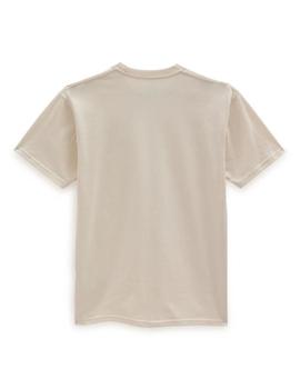 Camiseta Hombre Vans Chest Logo Beige