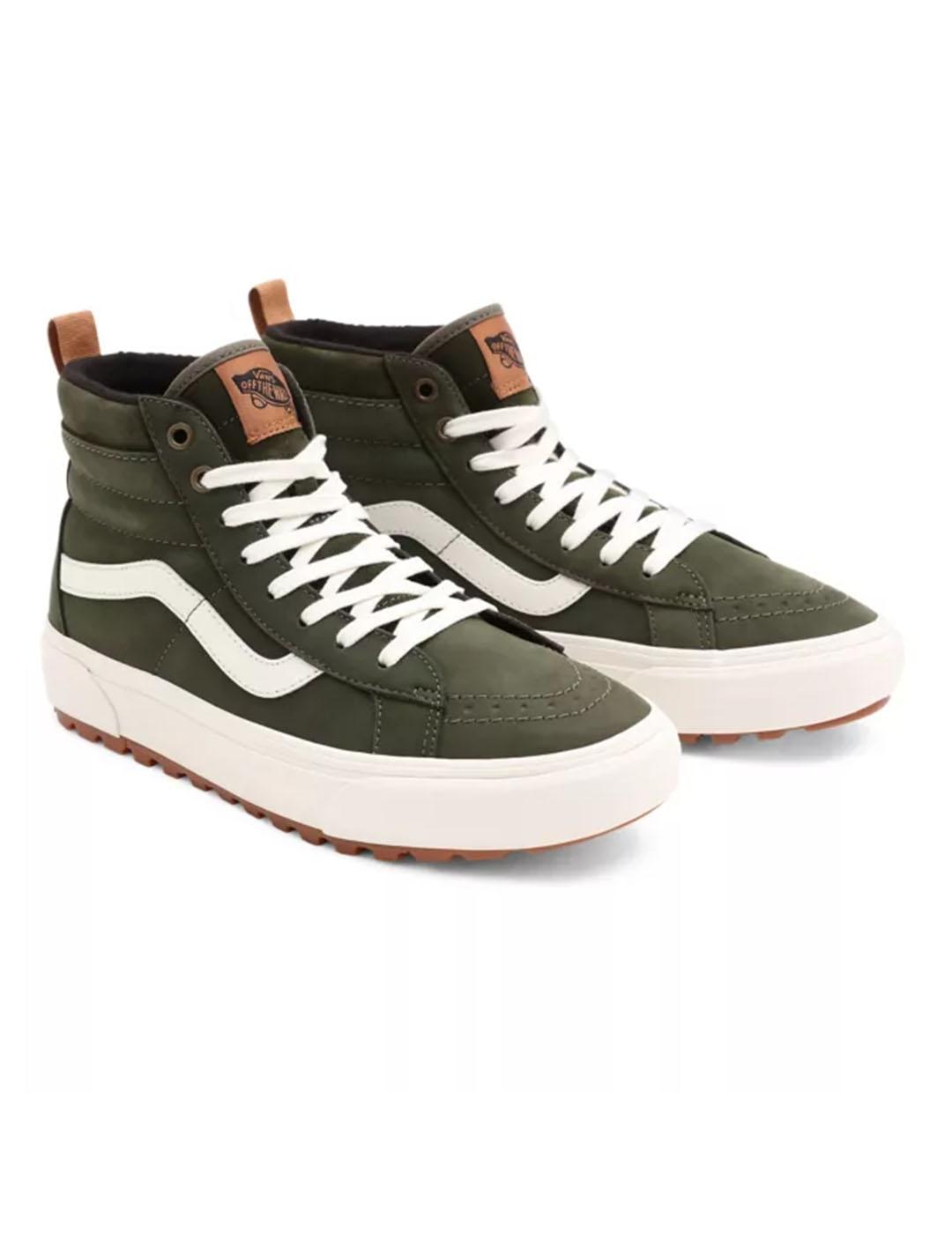 Vans sk8 hi hombre verdes hotsell