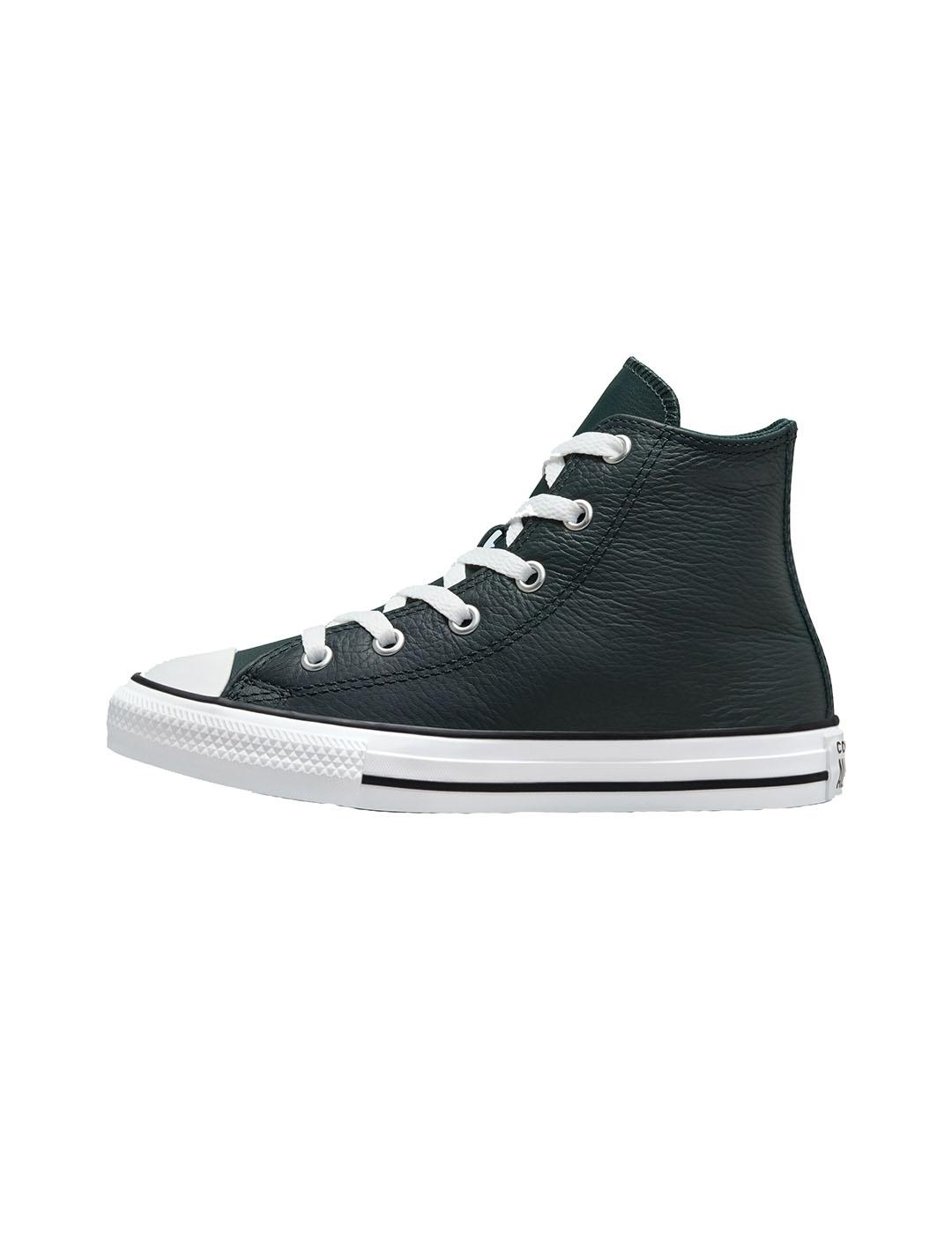 Zapatilla Unisex Converse All Star Piel Olive Navy