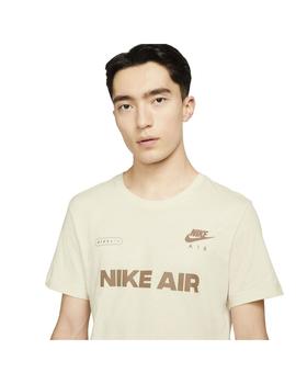 Camiseta Hombre Nike Nsw Crema