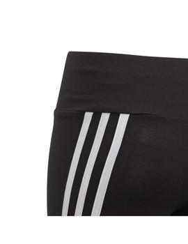 Malla Niña adidas 3S Negra Blanca