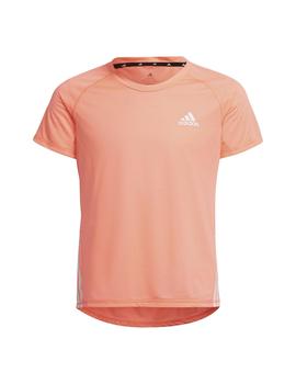 Camiseta Niña adidas Training Aeroready Coral