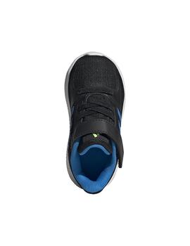 Zapatilla Niño adidas Runfalcon 2.0 Negra Azul