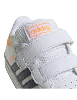 Zapatilla Niño adidas Breaknet Blanca