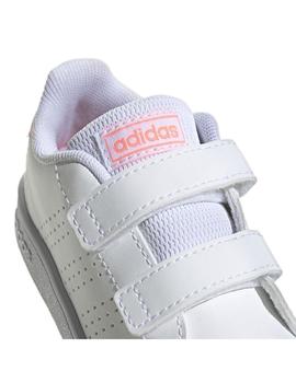 Zapatilla Niñ@ adidas Advantage Blanca