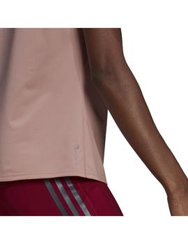 Camiseta Mujer adidas Run Icons Running Rosa