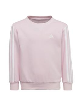 Sudadera Niña adidas 3s Crew Rosa