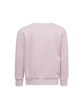 Sudadera Niña adidas 3s Crew Rosa