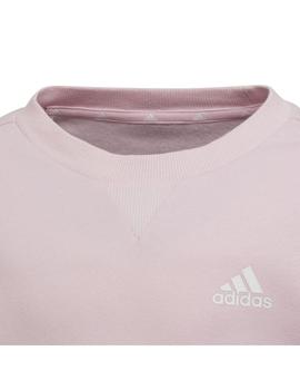 Sudadera Niña adidas 3s Crew Rosa