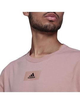 Camiseta Hombre adidas Fv Rosa