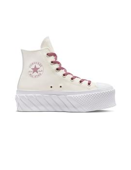 Zapatilla Mujer Converse All star Lift 2X Hi Crema