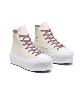 Zapatilla Mujer Converse All star Lift 2X Hi Crema