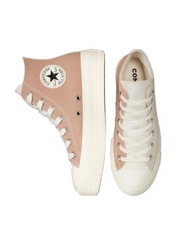 Zapatilla Mujer Converse Ctas Hi Hemp Marron Beige