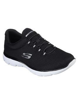 Zapatilla Mujer Skechers Summits Negra