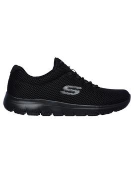 Zapatilla Mujer Skechers Summits Negro