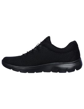 Zapatilla Mujer Skechers Summits Negro