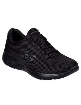 Zapatilla Mujer Skechers Summits Negro