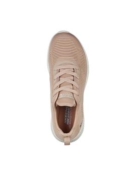 Zapatilla Mujer Skechers Bobs Squad Nude