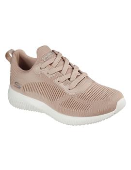 Zapatilla Mujer Skechers Bobs Squad Nude