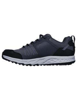 Zapatilla Hombre Skechers Escape Plan Gris Oscuro