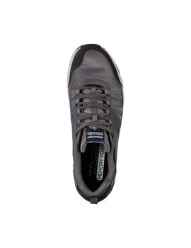 Zapatilla Hombre Skechers Escape Plan Gris Oscuro