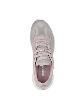 Zapatilla Mujer Skechers Bobs Squad Lila