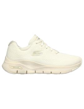 Zapatilla Mujer Skechers Arch Fit Beige