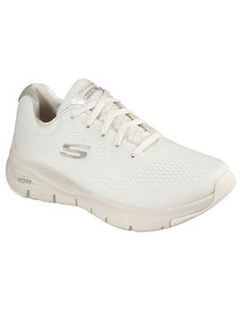 Zapatilla Mujer Skechers Arch Fit Beige