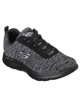 skechers flex appeal hombre gris