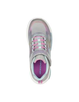 Zapatilla Niña Skechers Glow-Brites Gris/Rosa