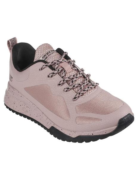 Antagonista Muerto en el mundo Paralizar Zapatilla Mujer Skechers Bobs Sport Squad 3 Rosa