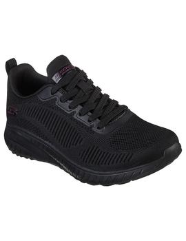 Zapatilla Mujer Skechers Bobs Squad Chaos Negro