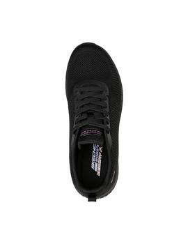 Zapatilla Mujer Skechers Bobs Squad Chaos Negro