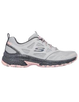 Zapatilla Mujer Skechers Hillcrest Gris/Rosa