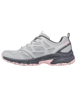 Zapatilla Mujer Skechers Hillcrest Gris/Rosa